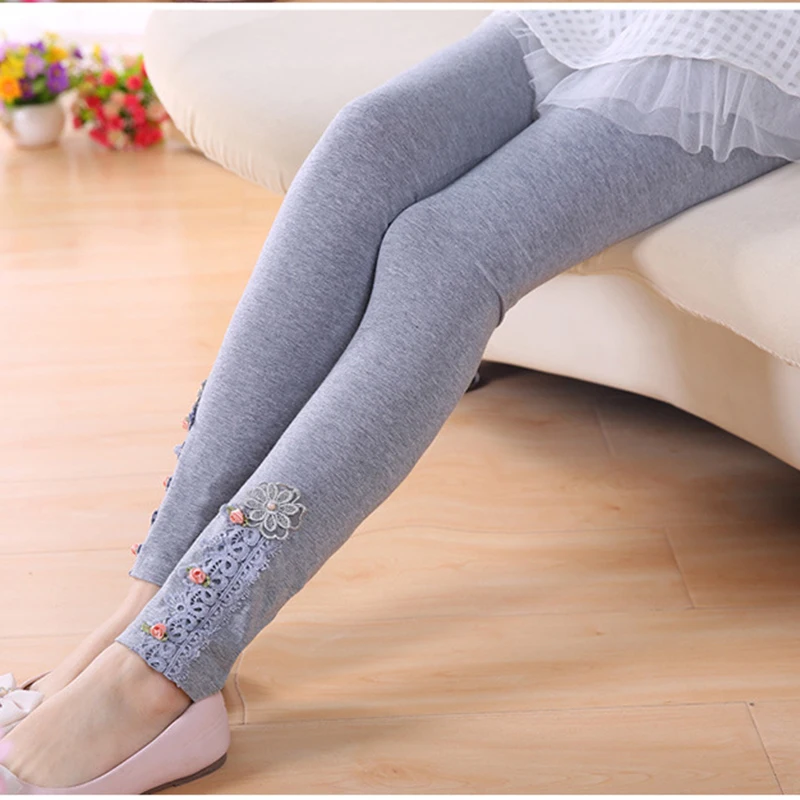 Ребенок младенец Девочки леггинсы весна осень хлопок Средняя Талия Ноги