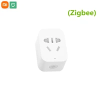 xiaomi mijia zigbee smart socket wifi app wireless control switches timer plug for work with mi home mijia app without package
