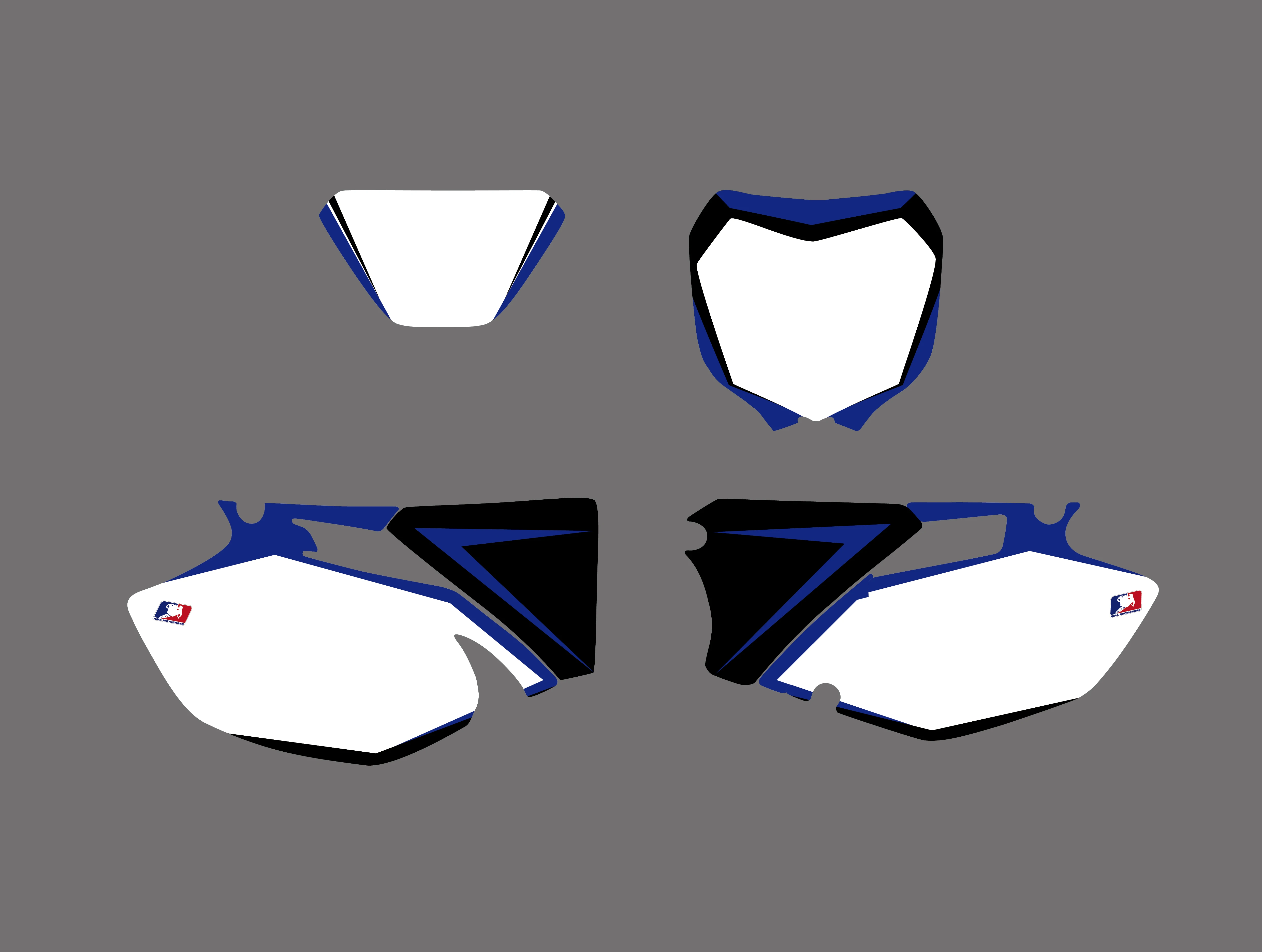 0500 синий новая команда графики фоны наклейки для Yamaha WR250F WR450F 2005 2006 WR 250F 450F WR250 WR450