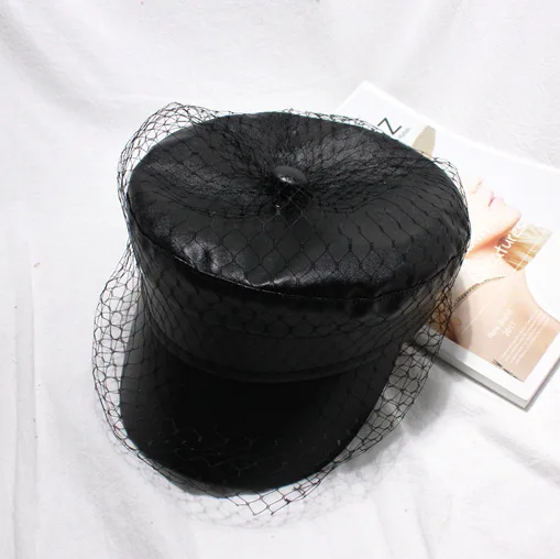 

Han Edition Hat Cap Fashion Women Cortex Navy Cap New Web Celebrity Socialite Wind Leisure Boom With Newsboy Cap