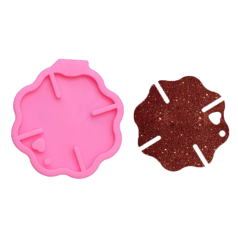 

1pc Firefighter Badge Mold Jewelry Making Tools Keychain Resin Silicone Necklace Epoxy For Diy Liqui Earring Decoration Shiny
