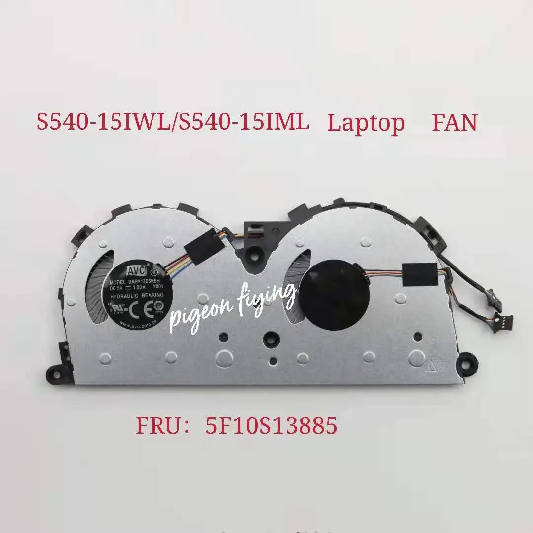 

for Thinkpad Ideapad S540-15IWL/S540-15IML Laptop System Fan H81NE FRU:5F10S13885