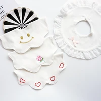 ins korean version of the new baby cotton bib baby saliva towel 360 shape bib fake collar boys and girls saliva pockets