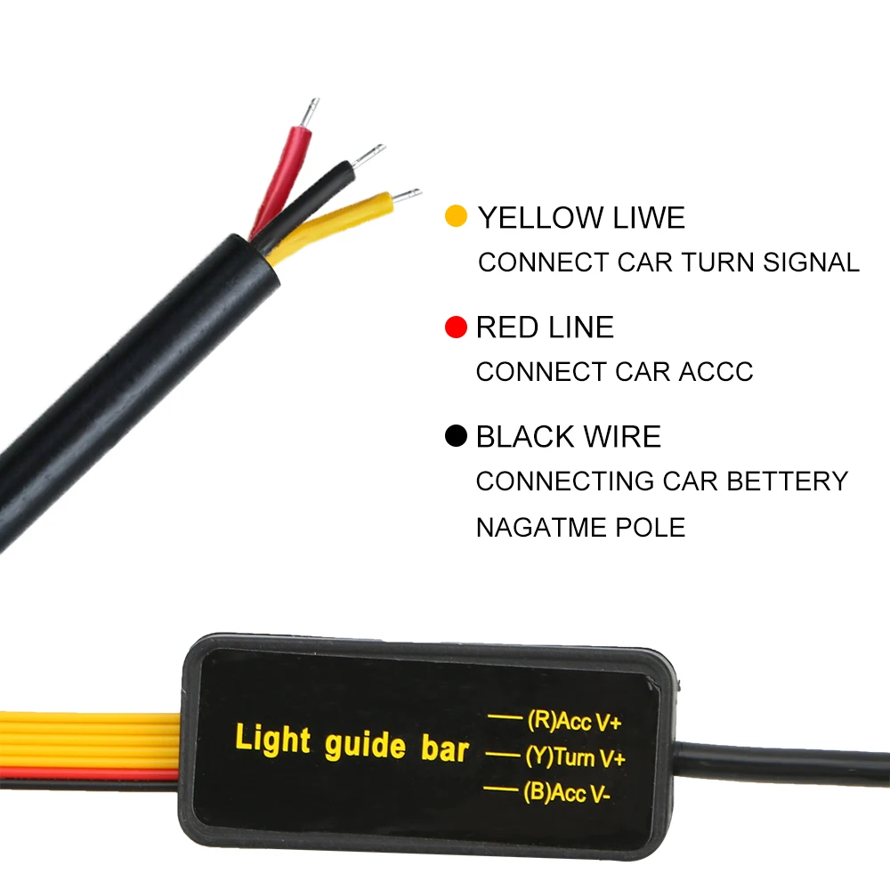 LEEPEE 2 шт./компл. фасветильник в сборе дневные ходовые огни с указателями поворота