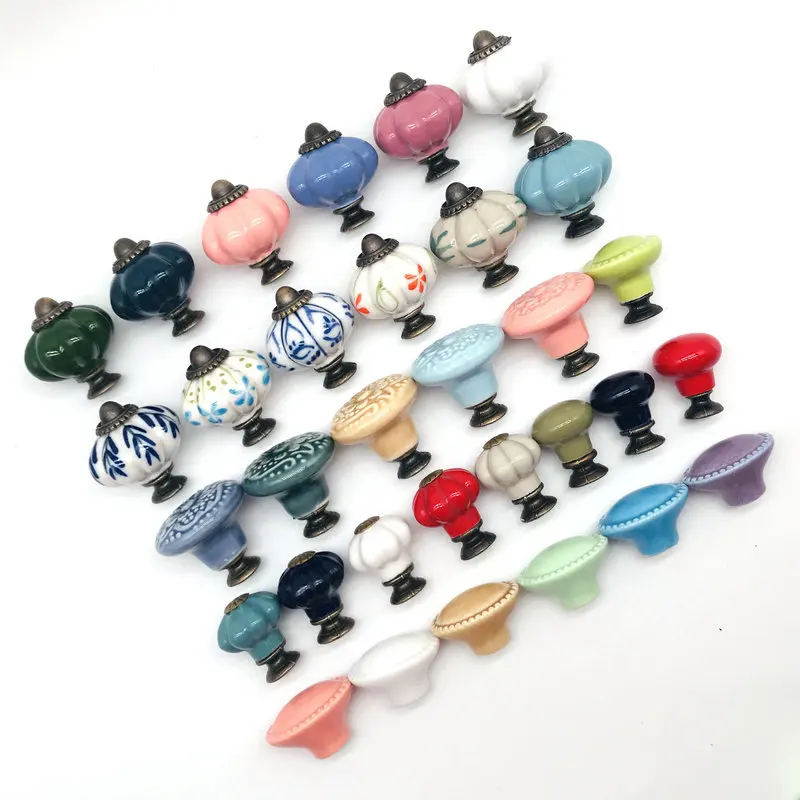 Ручные керамические ручки и рукоделие милые для детей детской комнаты ящиков