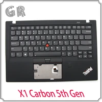 neworig lenovo thinkpad x1 carbon 5th gen palmrest cover with backlight keyboard fingerprint 01lx508 01lx548 01hy027