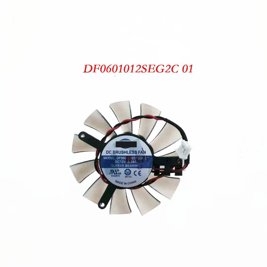 

For Emacro For ZUNSHAN DF0601012SEG2C 01 DC 12V 0.24A 2-wire Server Cooling Fan