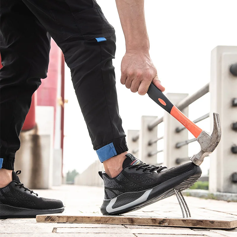 MWSC защитная Рабочая обувь для мужчин всесезонные дышащие рабочие ботинки