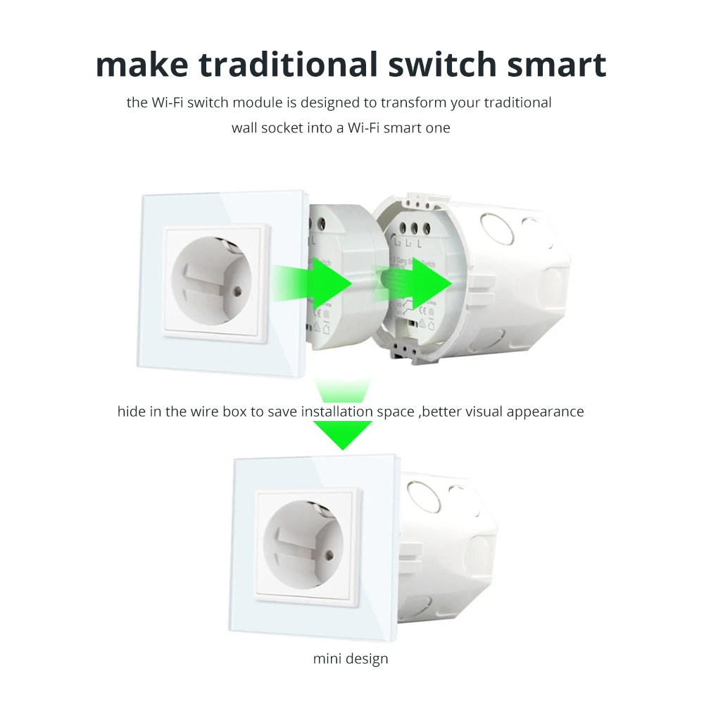 Zigbee 3 0 Wi-Fi переключатель DIY Smart светильник Mini Breaker Module SmartThings Wink Tuya пульт