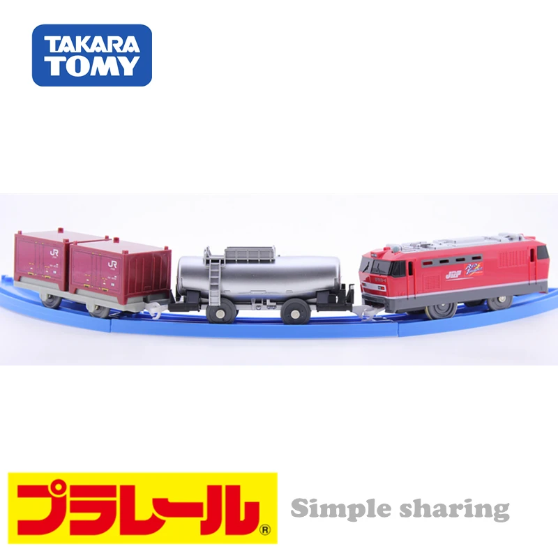 Takara Tomy Pla Rail Plarail S 39 EF 510 красный гром железнодорожный поезд моторизованный
