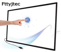 fttyjtec 50 inch infrared touch screen overlay kit real 20 points multipoint touch panel 50 ir touch screen frame