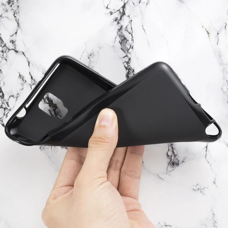 Black Soft Silicone Флип-кейс из искусственной кожи для samsung Galaxy Note 3 Neo N7505 подставка для карт силиконовая фоторамка Чехол-Футляр Бизнес-Чехол - Цвет: Black Soft Silicone