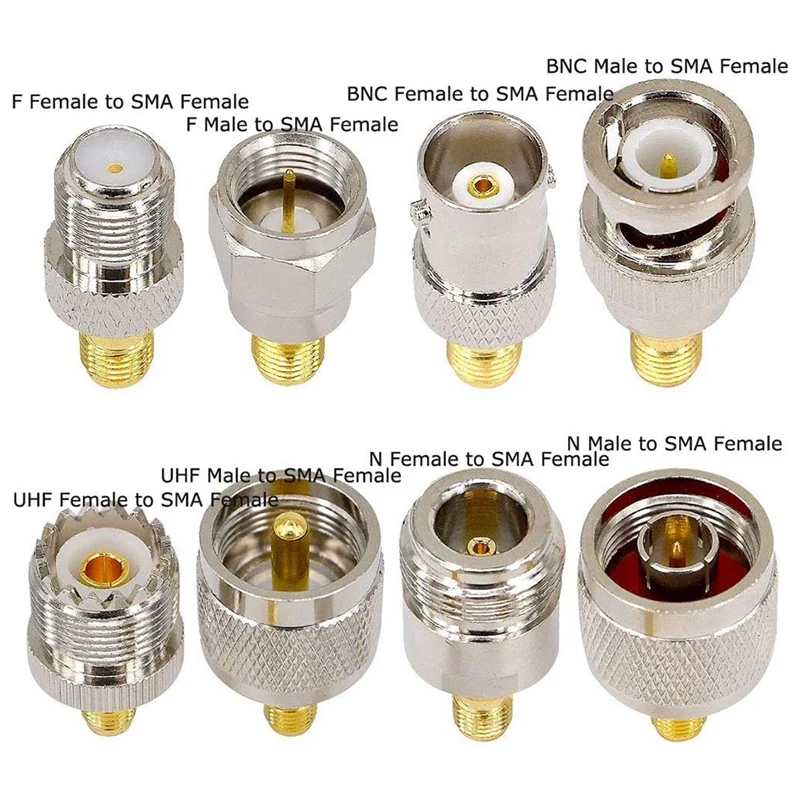 Акция! 8 шт./комплект адаптер для коаксиального разъема 4G UHF/BNC/F/N | Строительство и