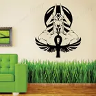 Древние египты фармакологии Анубис Бог мертвых статуй Настенная Наклейка виниловая домашний декор интерьер комнаты дизайн стены наклейка роспись A647