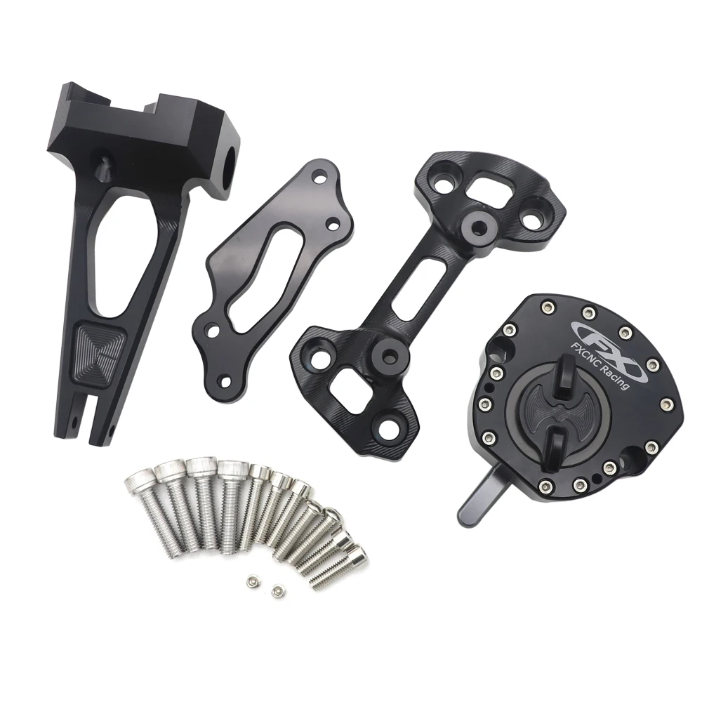 Демпфер руля с ЧПУ MT09 FZ09 для Yamaha MT 09 FZ 2014 2019 2018 2017 2016 2015|Накладки и декоративные