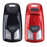 new abs car key cover case key shell for audi a4 new a4l a5 b9 s5 s7 q5 q7 qt tt tts 8s 2016 2017 auto smart remote accessories
