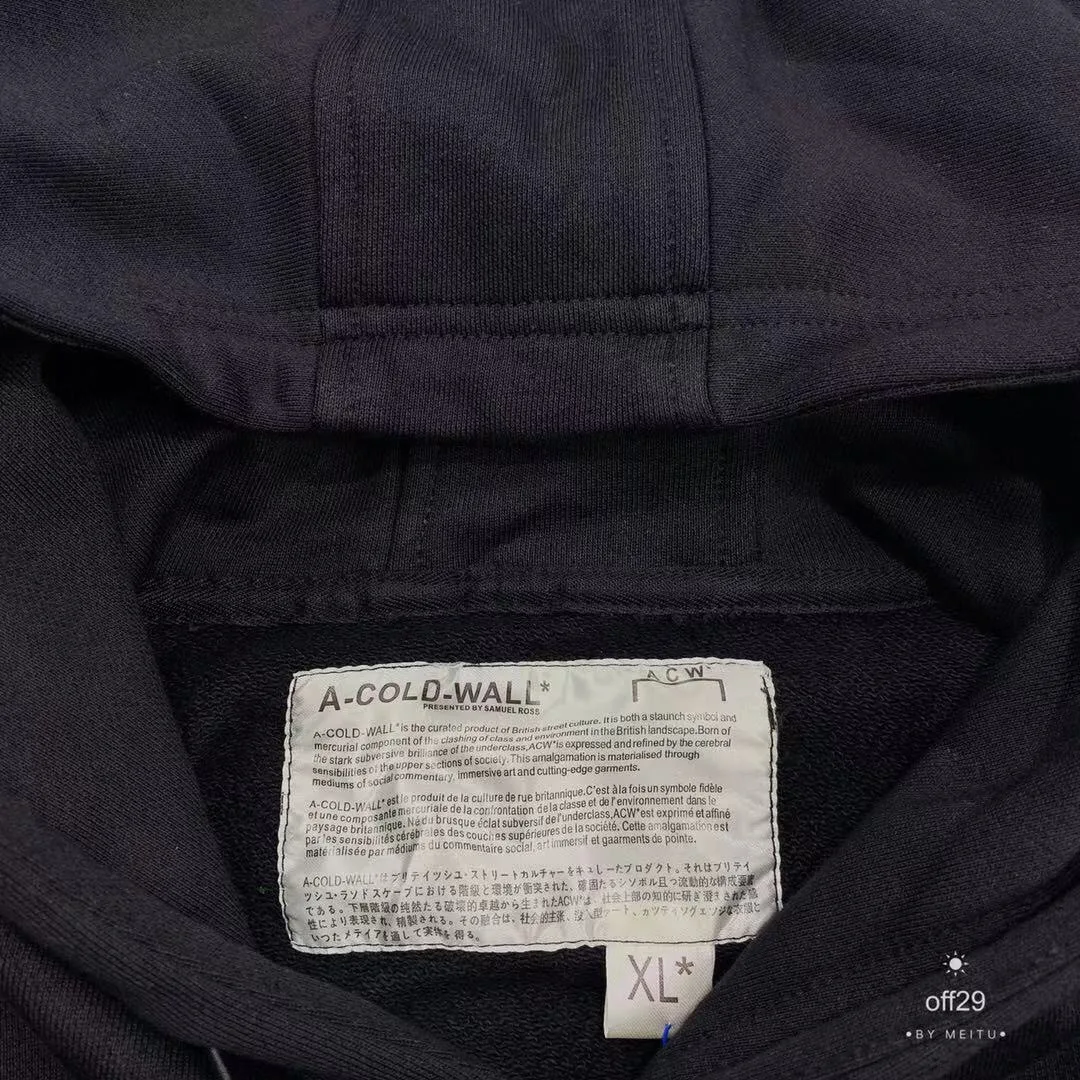 

Best Quality A-Cold-Wall ACW Small Logo Print Women Men Hoodies Sweatshirt Hiphop Streetwear ACW Men Hooded Hoodie Pullover