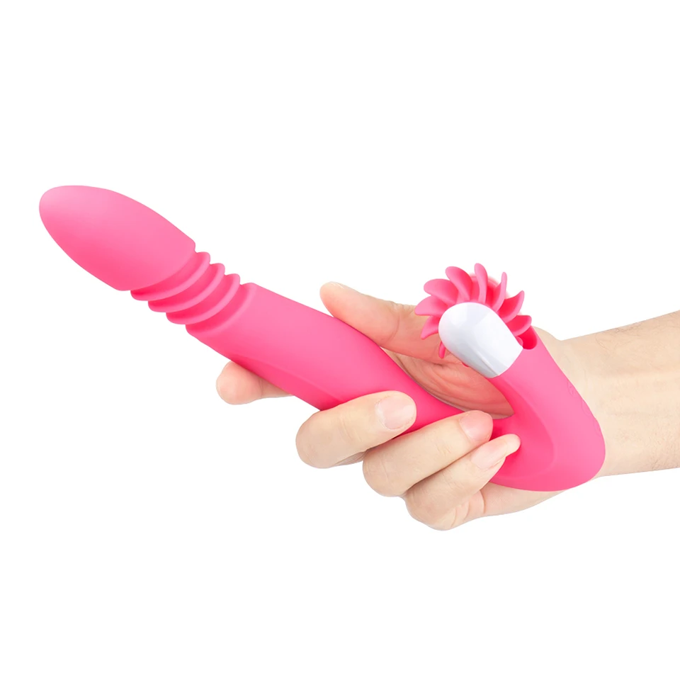 Эротический фаллоимитатор вибратор оральный секс язык лизание клитор точка G