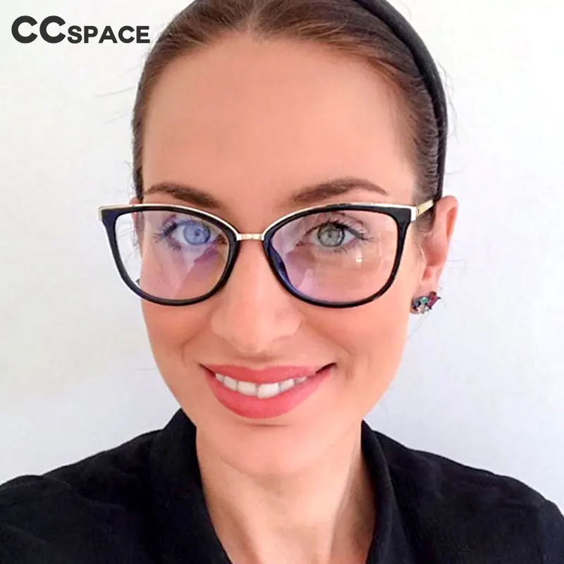 48156 Ретро квадратные антисиние пластиковые титановые оправы для очков