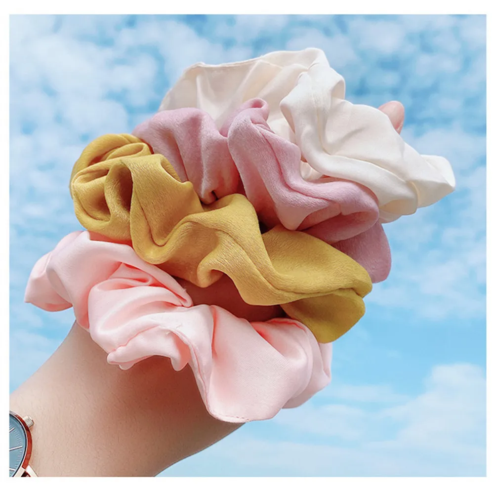 Резинка для волос AIFEILI Женская бархатная однотонная эластичная заколка хвоста