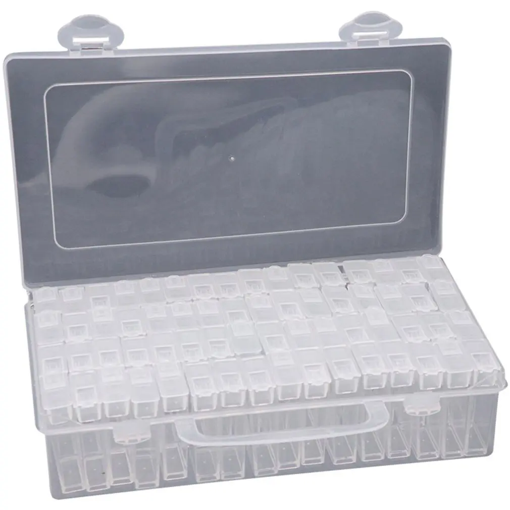 60 решеток чехол для хранения алмазной живописи коробка вышивки пластиковые