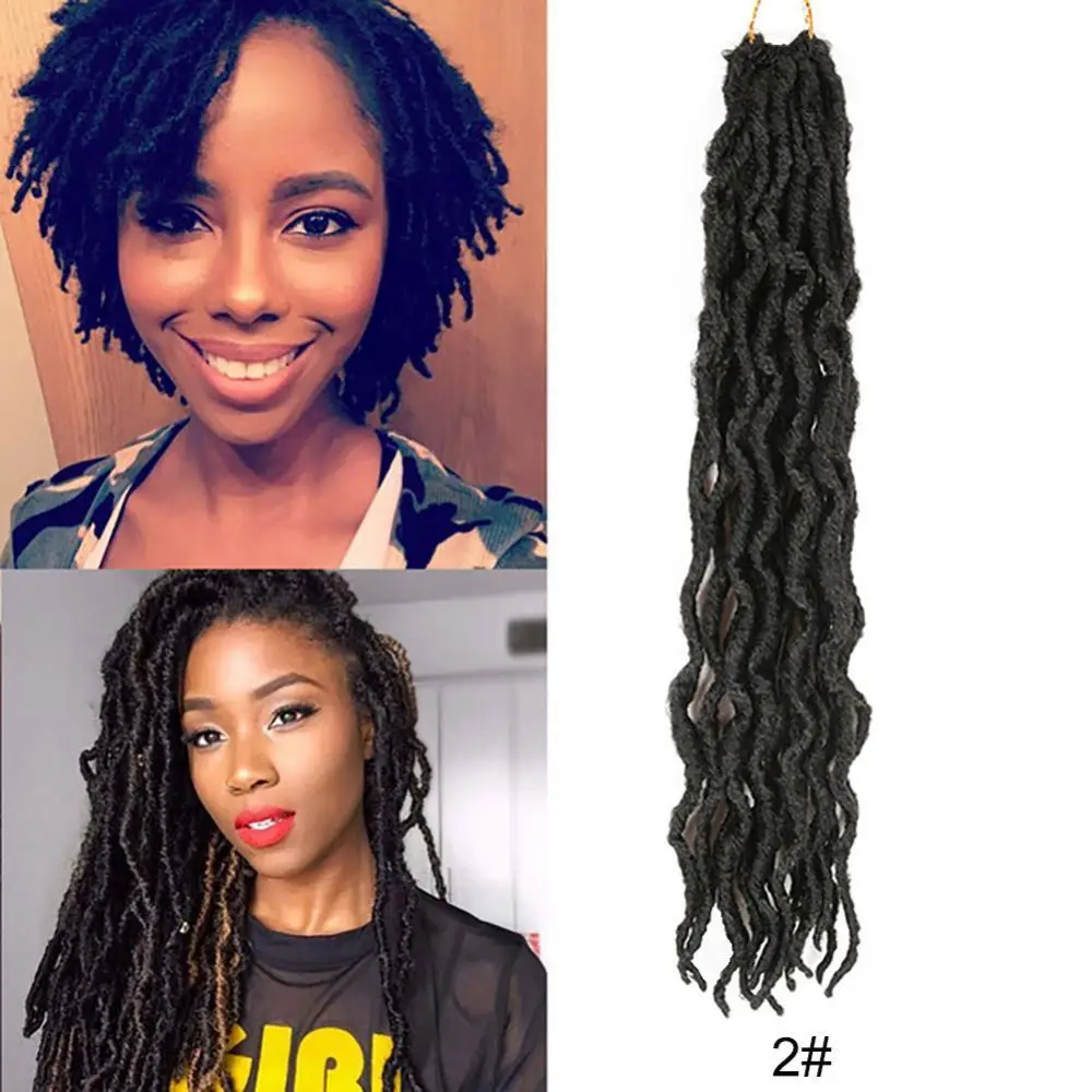 

45cm Long Crochet Braiding Deep Wave Curly End Wavy Wig Synthetic Hair Extension