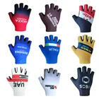 Дышащие велосипедные перчатки Pro Team 2021, перчатки для дорожного велосипеда, мужские спортивные Нескользящие перчатки с открытыми пальцами для горного и дорожного велосипеда