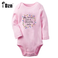 my favorite color is christmas lights funny baby boys cute rompers baby girls bodysuit infant long sleeves jumpsuit soft clothes