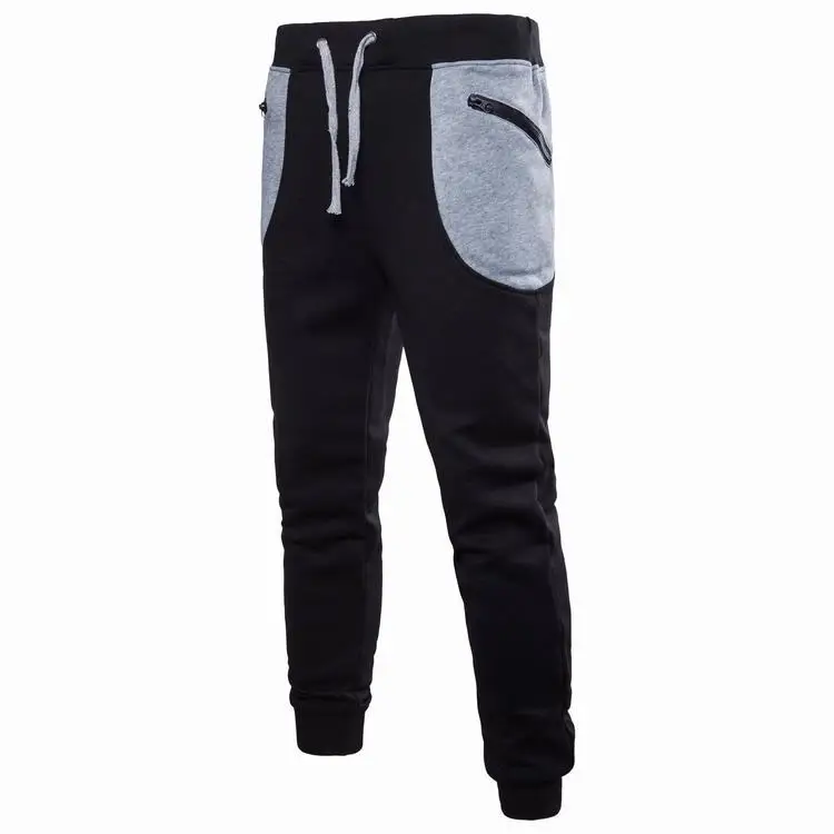 

Spring autumn men pants fashion color matching men trousers straight drawstring men casual fitness sports pants men sweatpants