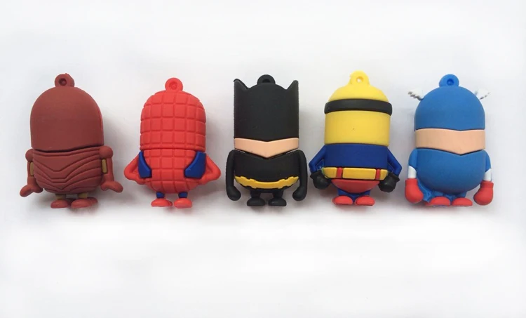 USB флеш-накопитель с героями мультфильмов, Супермен, ручка-накопитель, 4 ГБ, 8 ГБ, 16 ГБ, 32 ГБ, 64 ГБ, 128 ГБ, флешка, игрушка, USB флешка, персональный мини USB ключ