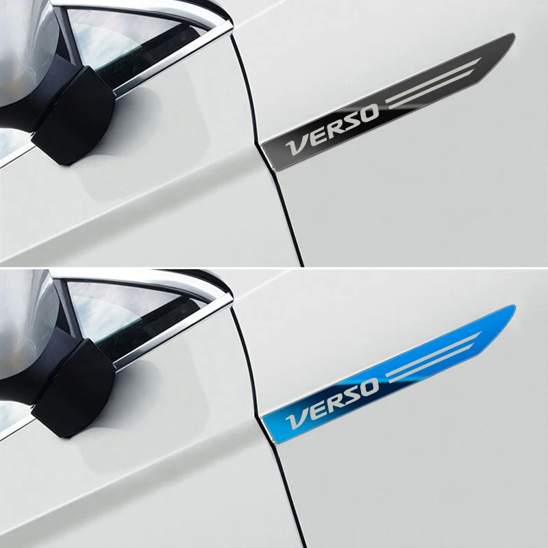 2 шт./компл. 3D наклейки для автомобиля металлический лист логотип на боковой хвост