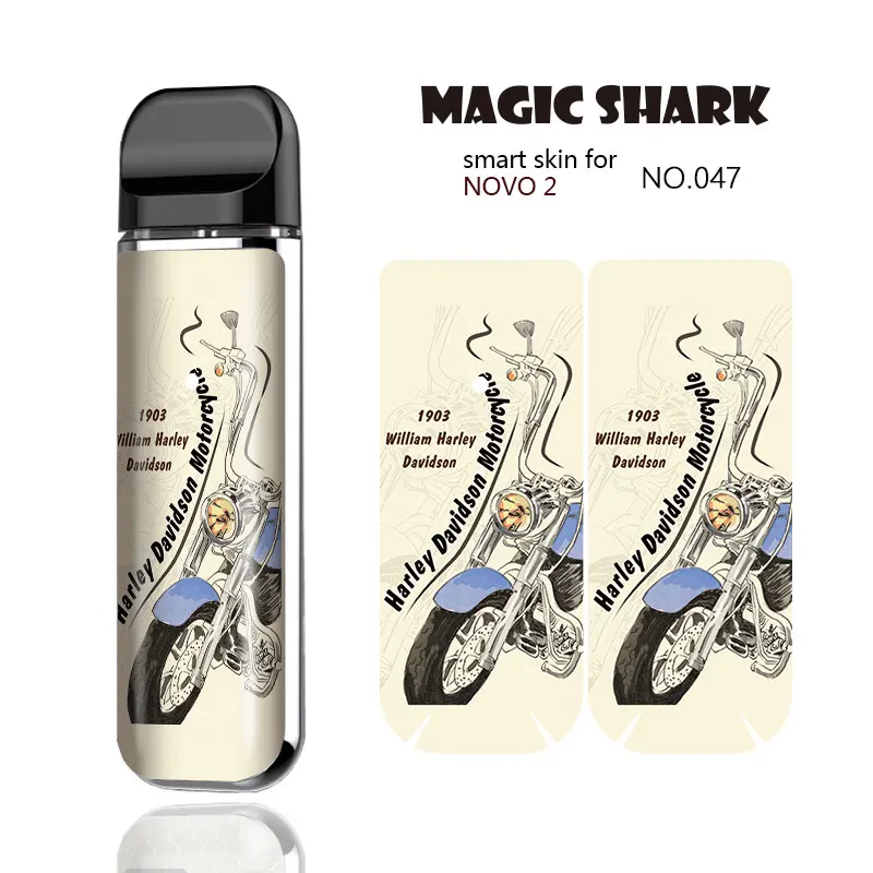 Чехол-наклейка Magic Shark 2.5D Bumpy из ПВХ для мотоцикла США флага автомобиля черепа