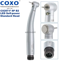 coxo yusendent led e generator dental self power high speed air turbine standard head handpiece 2 hole fit nsk pana max type