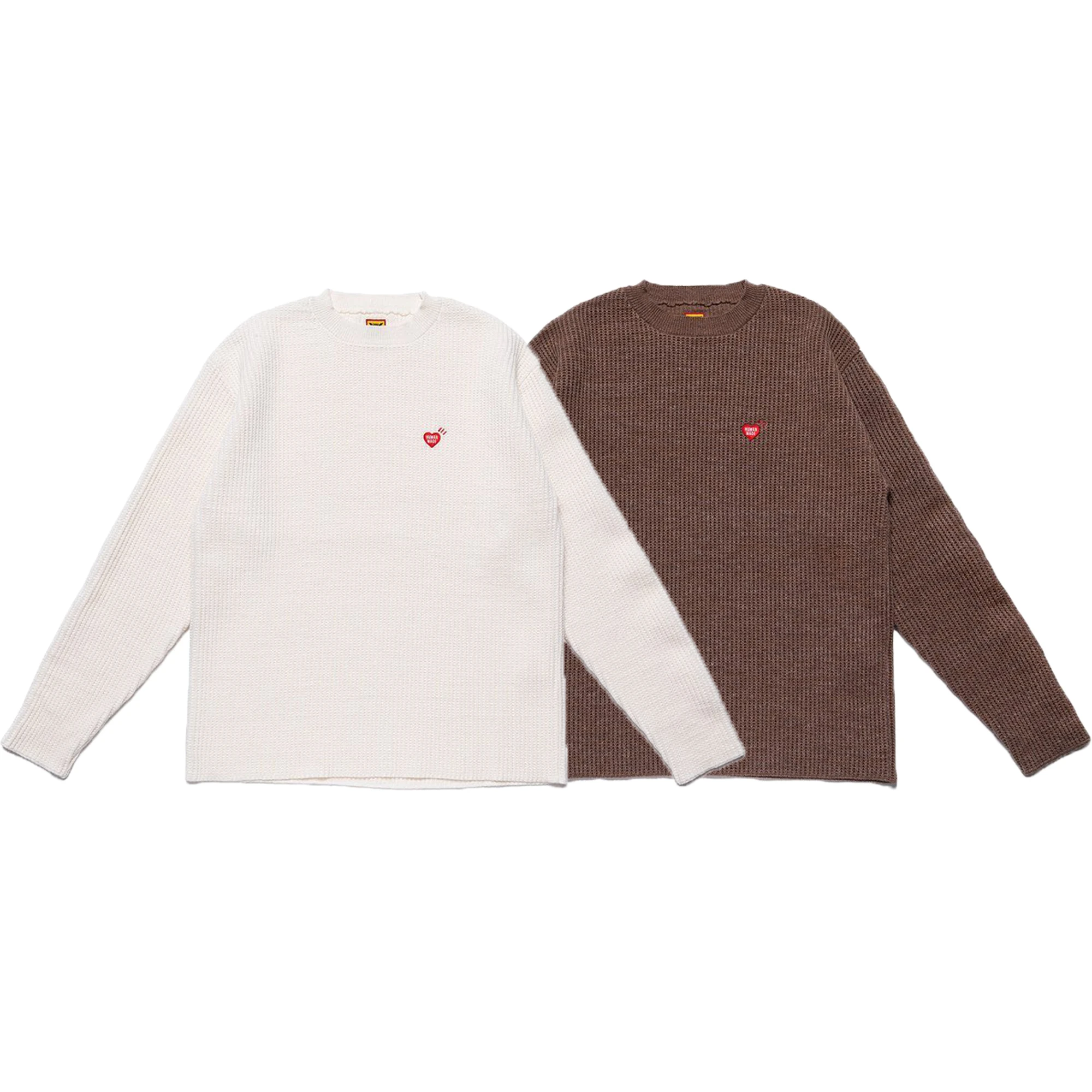 

HUMAN MADE HEART WAFFLE SWEATER KOREAN FASHION CLOTHING