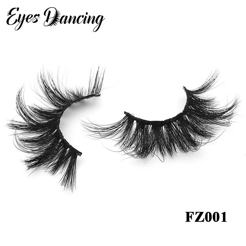 100% настоящие норковые ресницы глаза Танцы 3D толщиной 25 мм Длинные Накладные из
