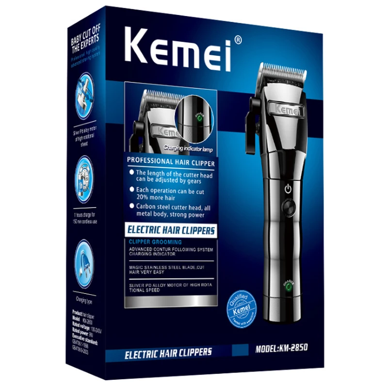 Машинка для стрижки Kemei Fade триммер выцветания регулируемый Kmei | Бытовая техника