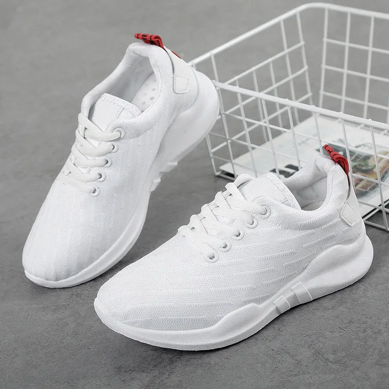 

Knitted Women Sneakers Fashion Casual Chunky White Sneakers Women Vulcanized Shoes Women Trainers Shoes Plataforma Mujer