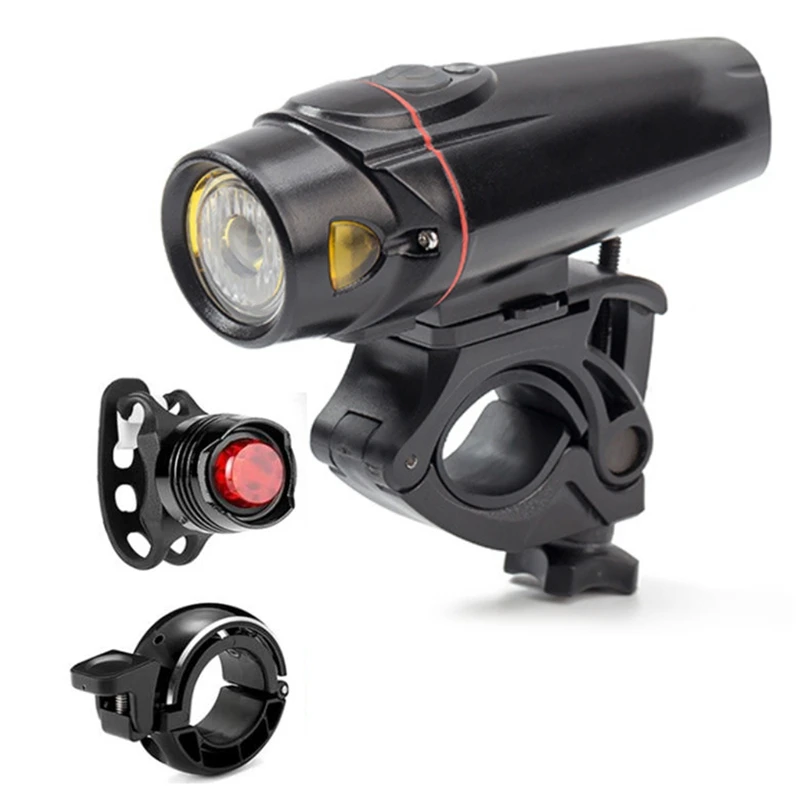 

Quality Bike Light Set,Smart Sensor Bicycle Headlight Waterproof Super Bright 2200Mah Front Lights 350LM Tail Light & Bike Bell