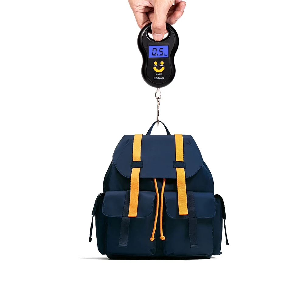 

50kgx10g Mini Digital Scale For Fishing Luggage Travel Weighting Steelyard Hanging Electronic Hook Scale Kitchen Weight Tool