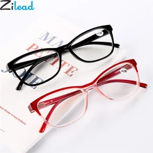 Zilead ультралегкие TR90 градиентные очки для чтения из смолы HD прозрачные линзы очки для дальнозоркости+ 1,0 до+ 4,0 для женщин и мужчин