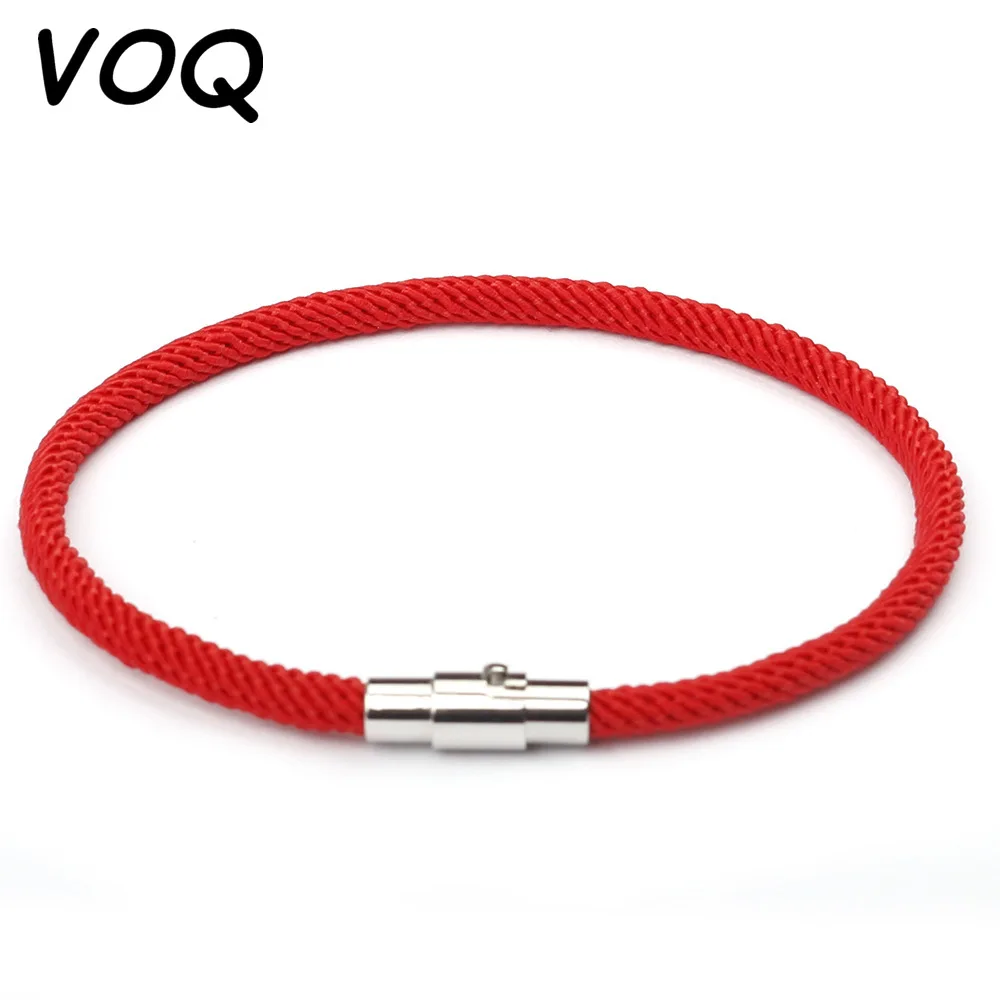 VOQ Новая магнитная пряжка для браслета на запястье ярко красного цвета строка