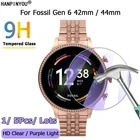 Для Fossil Gen 6 смарт-часов 42 мм 44 мм FTW6078 4059 4063 6080 прозрачныйантифиолетовый свет 2.5D Закаленное стекло Защитная пленка для экрана