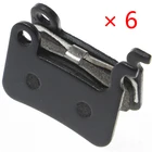 Велосипедные дисковые Тормозные колодки 6 партлот из смолы для Shimano Deore XT 2004 Saint XT 2004  LX 2005  Hone BRM 965 966 MTB, горный велосипед