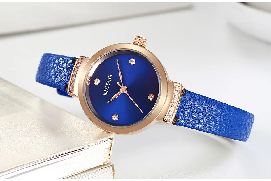 MEGIR модные женские часы Reloj Mujer маленькие кварцевые женские часы Womem браслет часы Damen Uhren Montres Femme дропшиппинг