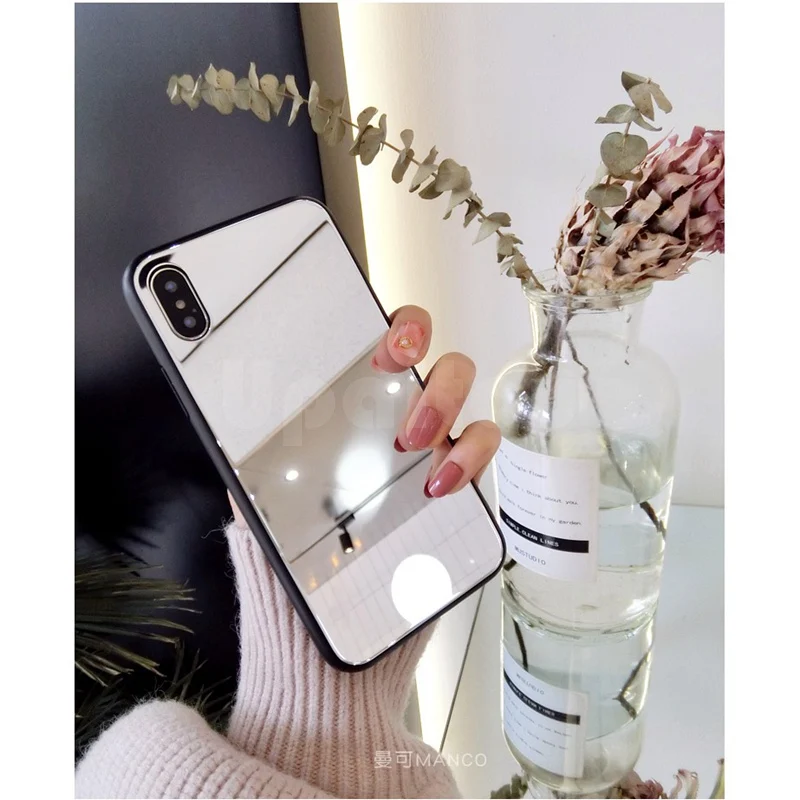Зеркальный чехол UPaitou из ТПУ для VIVO Y93 Lite Y93S Y79 Y95 Y91C Y97 Y85 Y91 Ru акрила с мягкой задней