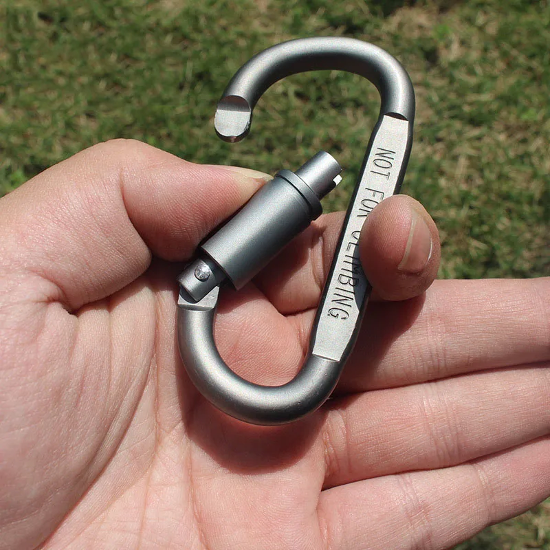 1/3 шт. уличный карабин крючок винтовая застежка D-образная Застежка-кольцо для