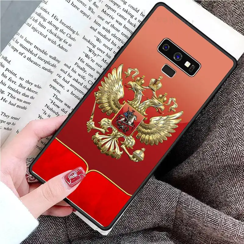 

Russia Flags Emblem Phone Case For Samsung Galaxy S8 S9 S10 Plus S10E Note 3 4 5 6 7 8 9 10 Pro Lite cover