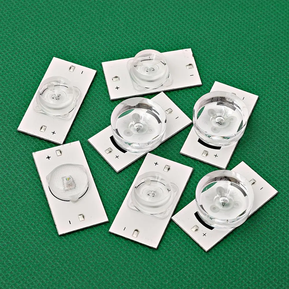 

100%NEW high quality 6V 3V SMD Lamp Beads with Optical Lens Fliter for 32-65 inch LED TV Repair CL-40-D307-V3