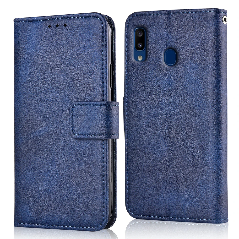 Чехол накладка для Samsung A30 чехол Galaxy A305 A305F кожаный бумажник с откидной крышкой A 30