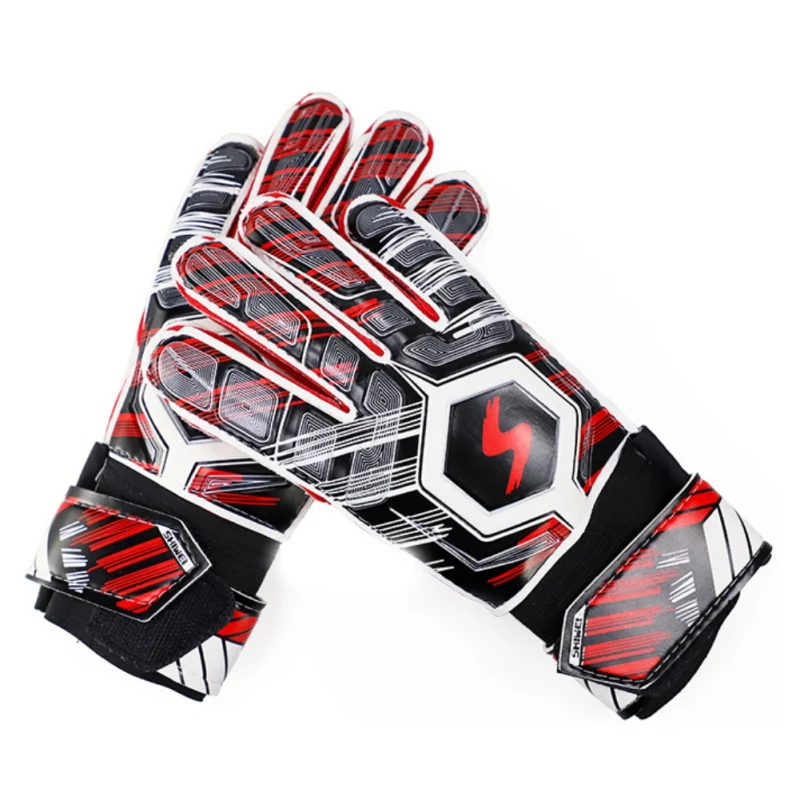 Kids Men's Soccer Gloves Professional Football Protection Keeper Adult Goalie Training Secure | Спорт и развлечения